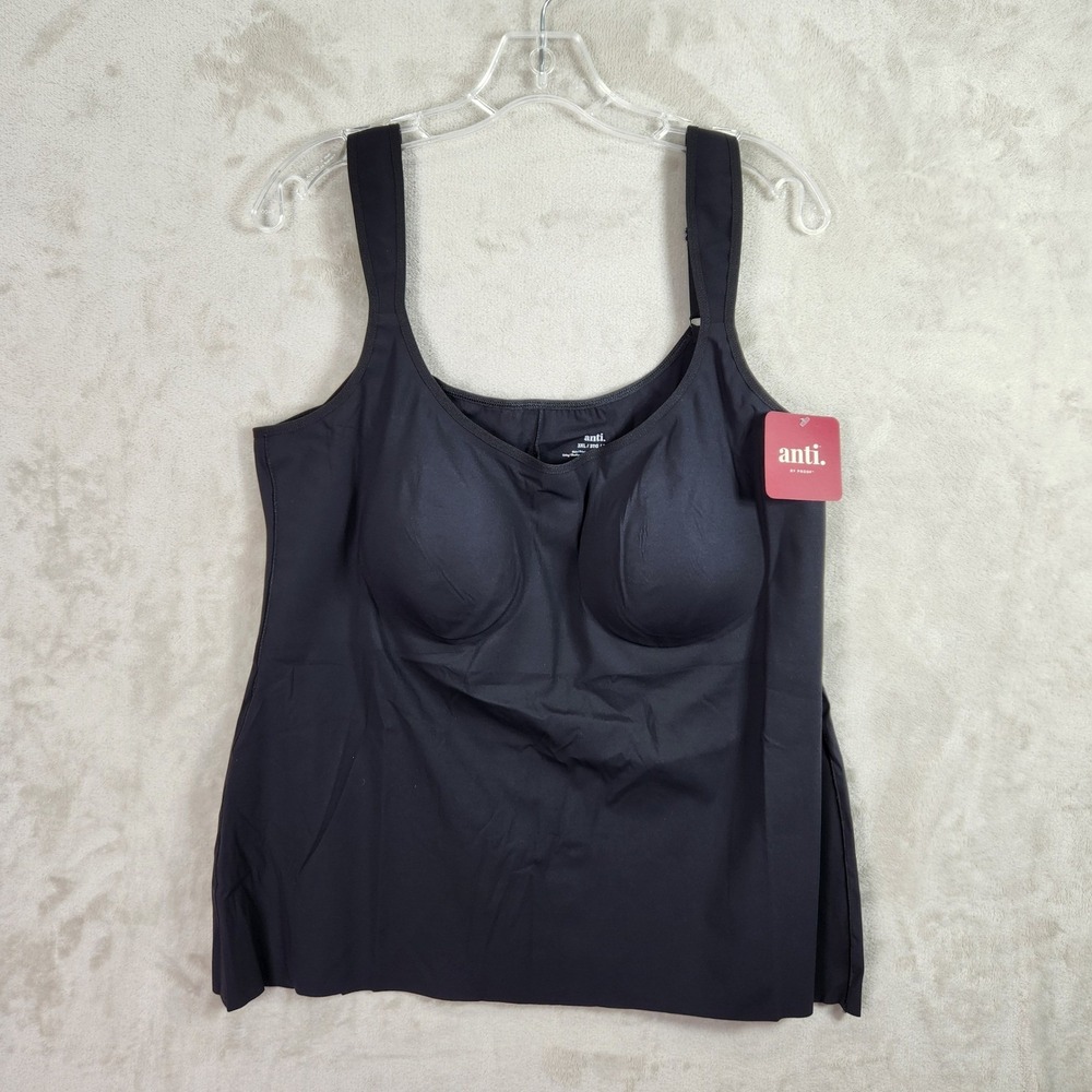 Anti x Proof Smoothing Camisole Tank Womens Plus 3X Black Slimming Shape A544676